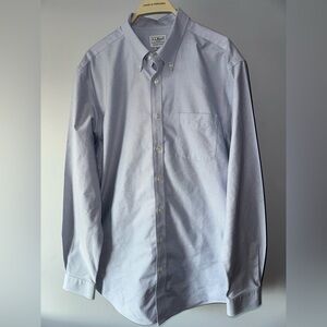 LL Bean Men's Light Blue Dress Shirt